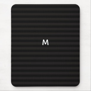Mousepad 7 Opção Black Stripes Moderno Monograma