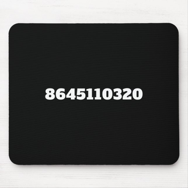 Mousepad 8645110320 Retire Trump Novembro  (Frente)