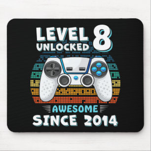 Mousepad 8 anos BDay Son Boy Gamer 8 8 anos B