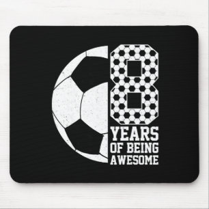 Mousepad 8 Anos Sendo Incrível Amante De Futebol Infantil 8