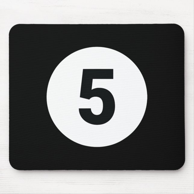 Mousepad 8 Piscina Ball 5 Billiards Figurume Halloween Mães (Frente)