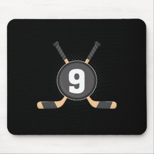 Mousepad 9º Aniversário Hóquei no Gelo de 9 anos