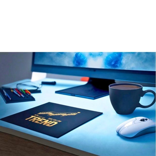 Mousepad 90% Seguir Ruído 10% Seguir Tendência - Mentalidad (Criador carregado)
