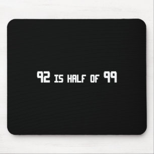 Mousepad 92 É Metade De 99 Rune Engraçada