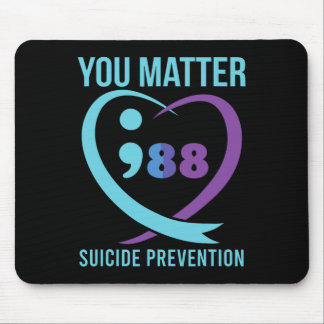 Mousepad 988 Sensibilização para a Prevenção do Suicídio