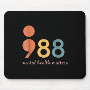Mousepad 988 Sensibilização para a Saúde Mental do Semicolo