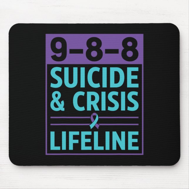 Mousepad 988 Suicídio E Prevenção De Crises (Frente)