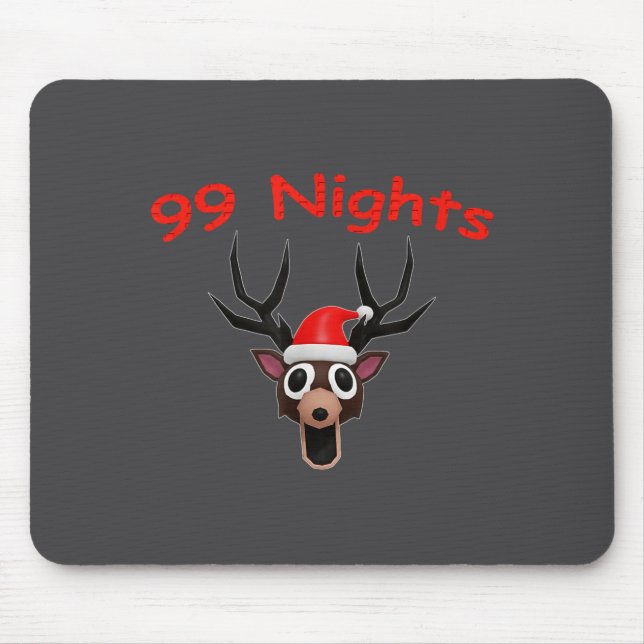 Mousepad 99 Nights Christmas Deer Gamer Fan Merch  (Frente)