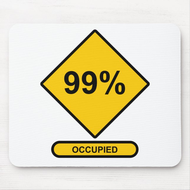 Mousepad 99% Ocupados (Frente)
