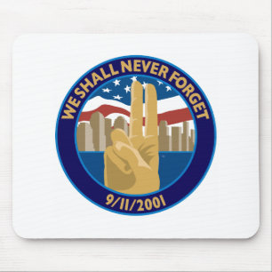 Mousepad 9/11 de tapete do rato memorável do símbolo