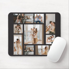 Mousepad 9 Modelo de Colagem de Fotografias Personalizar Pa