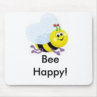 Mousepad a67_cute_bee, abelha feliz!