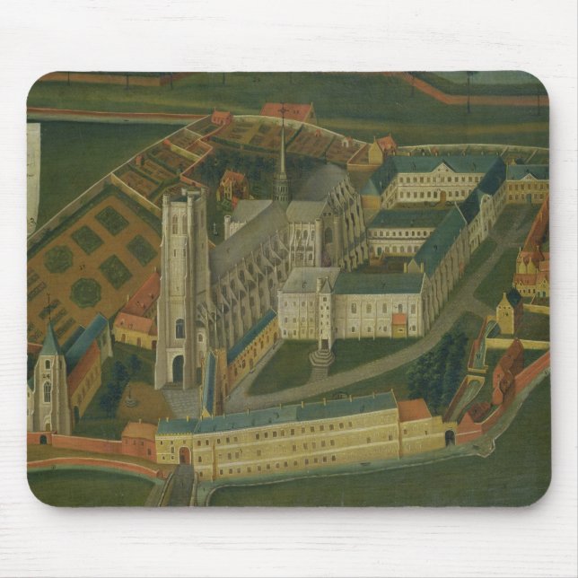 Mousepad A abadia de Santo-Bertino em Santo-Omer, 1776 (Frente)