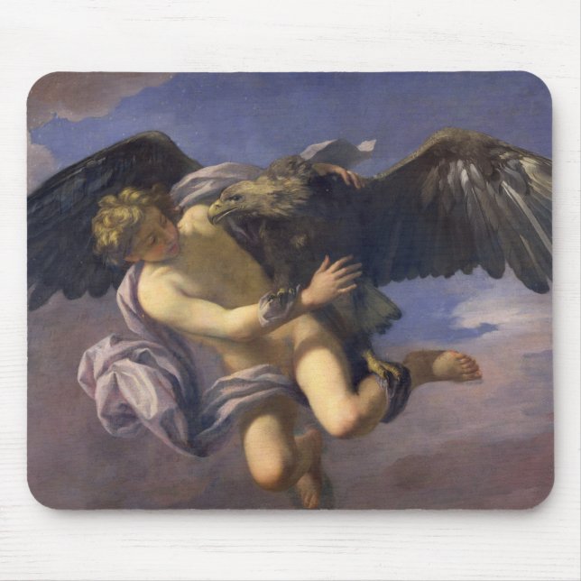 Mousepad A abducção de Ganymede, 1700 (óleo em canvas) (Frente)
