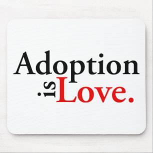 Mousepad A adopção é amor