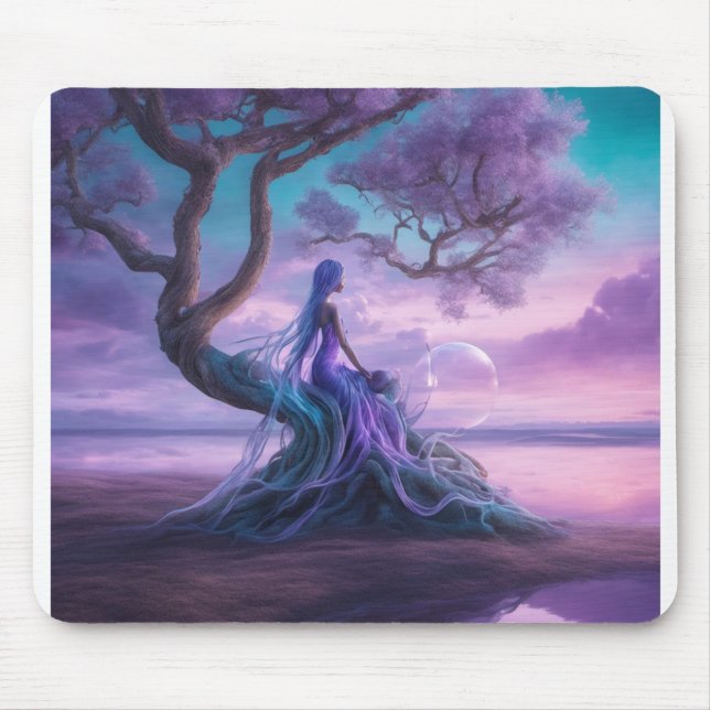 Mousepad A Alienígena que caiu na Terra (sob uma árvore) (Frente)