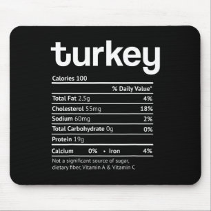 Mousepad A alimentação da Turquia diverte-se graças ao nata