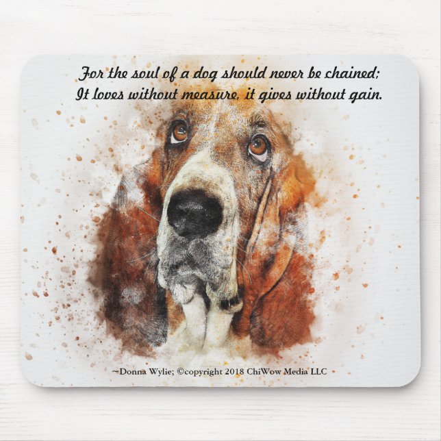 Mousepad A alma de um Cachorro - Cachorro (Frente)