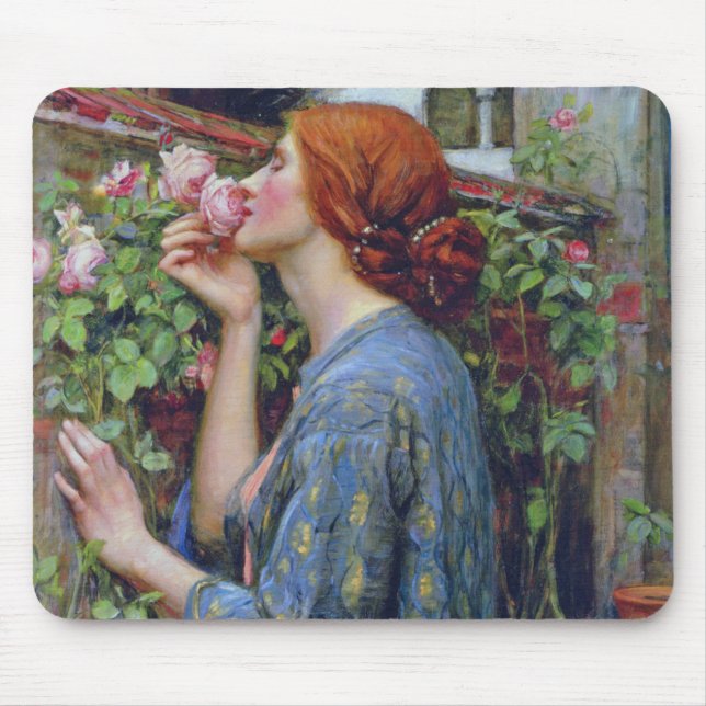 Mousepad A Alma do Rosa, John William Waterhouse (Frente)