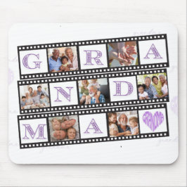 Mousepad A Almofada de Rato Personalizada da Vovó com 7 Fot