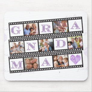 Mousepad A Almofada de Rato Personalizada da Vovó com 7 Fot