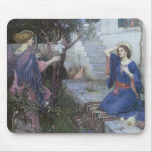 Mousepad A Anunciação por John William Waterhouse