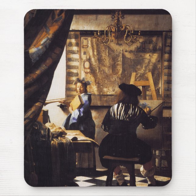 Mousepad A arte da pintura (Frente)