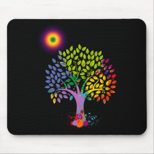Mousepad A Árvore Colorida Que Dá Vida À Terra Pára Global