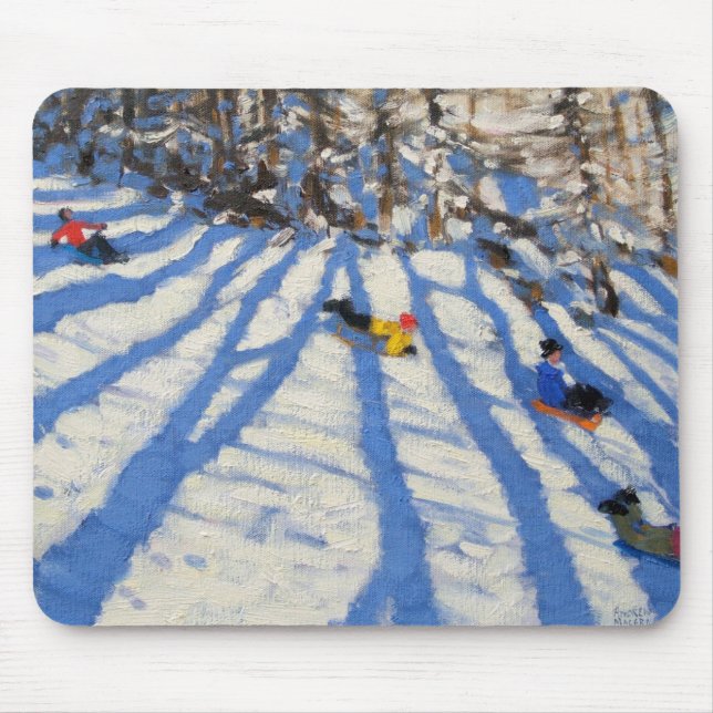 Mousepad A árvore sombreia Morzine (Frente)