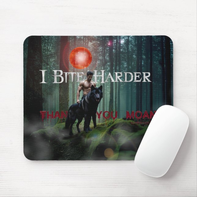 Mousepad A atmosfera mística do estilo Halloween de Slipper (Com mouse)