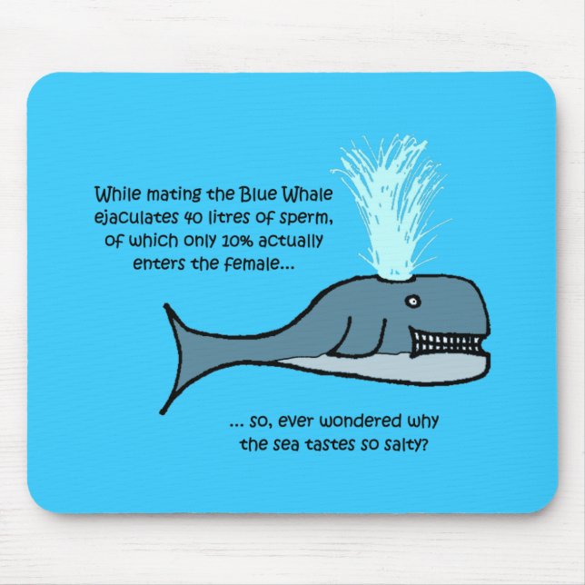 Mousepad A Baleia Azul... (Frente)