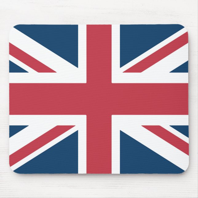Mousepad A bandeira britânica Union Jack (Frente)