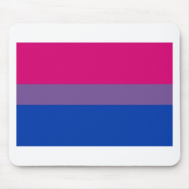 Mousepad A bandeira do Bi voa para o orgulho bissexual (Frente)