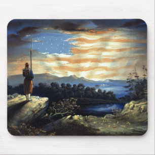 Mousepad A bandeira dos Estados Unidos no Céu, Guerra Civil