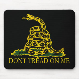 Mousepad A bandeira preta e amarela de Gadsden, não pisa e