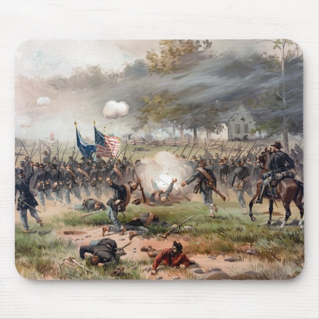 Mousepad A batalha de Antietam -- Guerra civil (Frente)