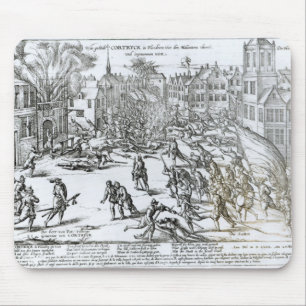 Mousepad A batalha de Courtrai entre o francês