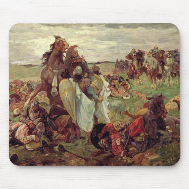 Mousepad A batalha entre Russo e Tatars, 1916 (Frente)