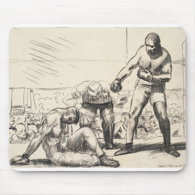Mousepad A Bater - George Bellows - c1917 (Frente)