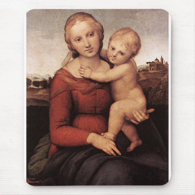 Mousepad A bela Madonna de Raphael (Frente)