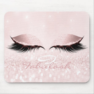Mousepad A beleza feminino do nome do monograma do brilho