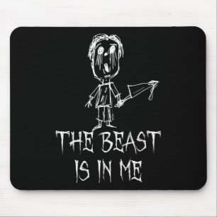 Mousepad A Besta Está Em Mim Figurino De Halloween Design