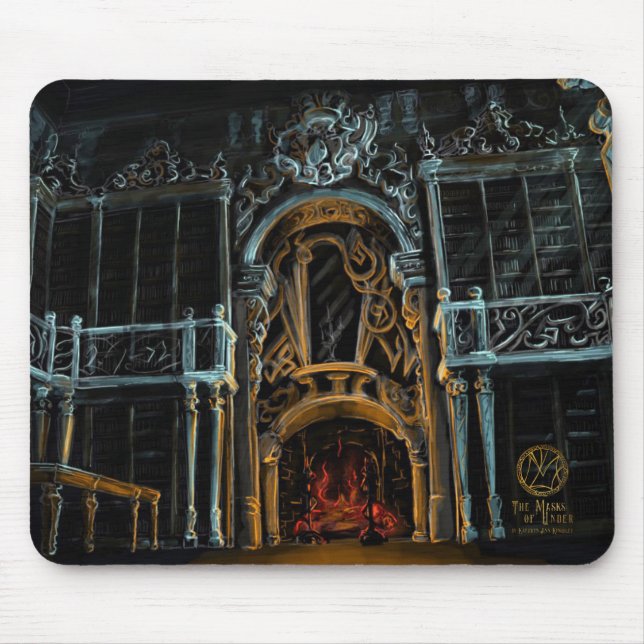 Mousepad A biblioteca do AON (Frente)