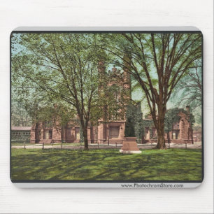 Mousepad A biblioteca velha, faculdade Photochrom raro de
