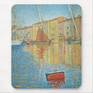 Mousepad A boia vermelha de Paul Signac, Pointilismo da Vin