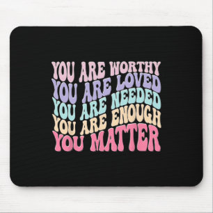 Mousepad A bondade do problema é ser gentil, a saúde mental