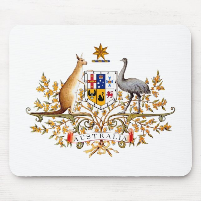 Mousepad A brasão australiana projetou artigos (Frente)