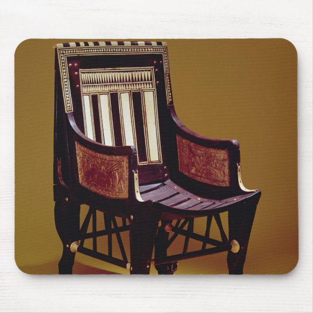Mousepad A cadeira da criança, do túmulo de Tutankhamun (Frente)