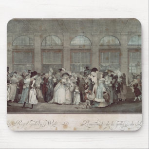 Mousepad A caminhada da galeria do Palais Royal, 1787