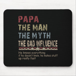 Mousepad A Camisa do Homem o Mito a Má Influência Pais D